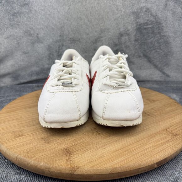 Nike Cortez Shoes Youth Size 6 White Red Classic Low Top Sneakers 904764-103 - Picture 2 of 11